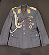 Luftwaffe Flieger or Fallschirmjager officer 4 pocket service tunic rank of major with matching service breeches